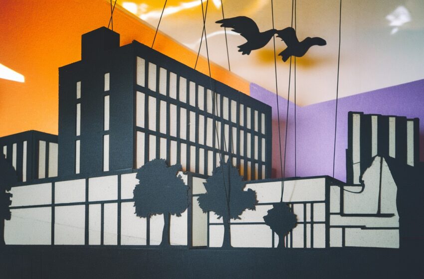 Abstract Shadow Play in Your Office Decor