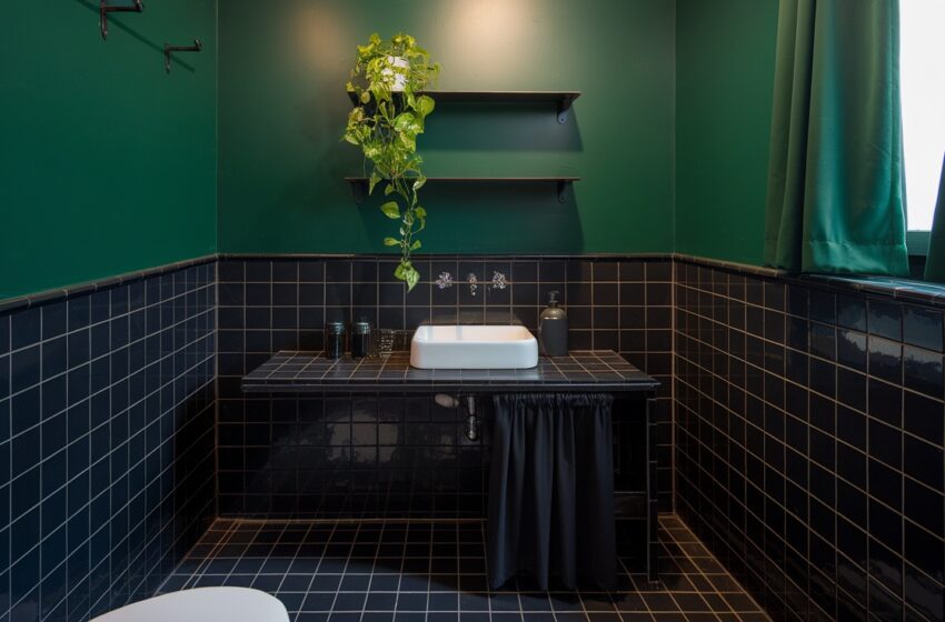 Green and Black Bathroom Ideas