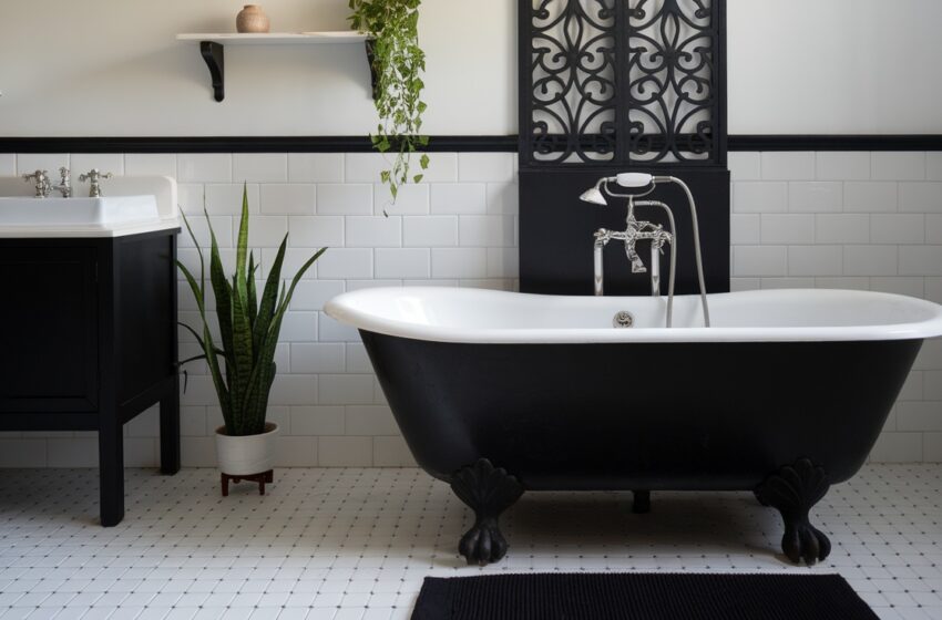 Small Black Bathroom Ideas