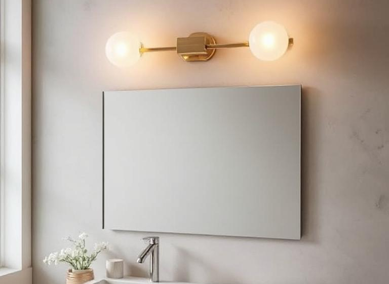  16 Stunning Japandi Bathroom Light Fixtures for a Serene Ambiance