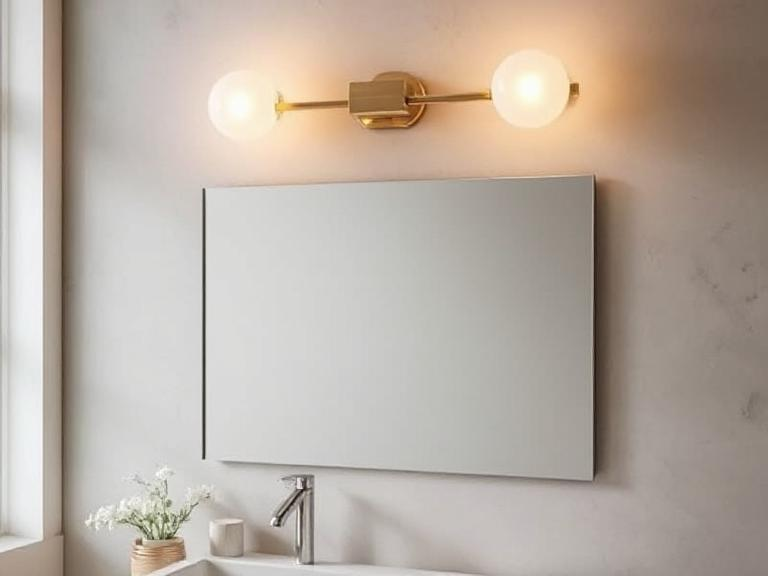 Japandi Bathroom Light Fixtures