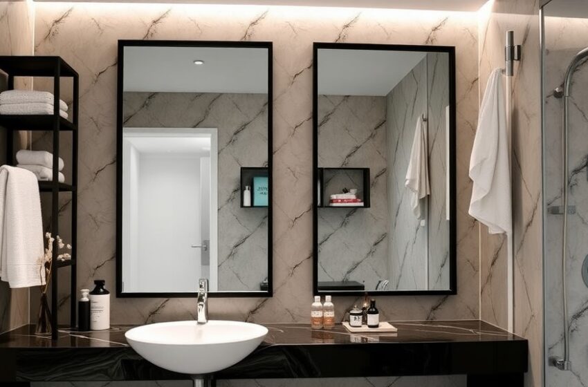  18 Stunning Black Mirror Bathroom Ideas for a Luxe Look