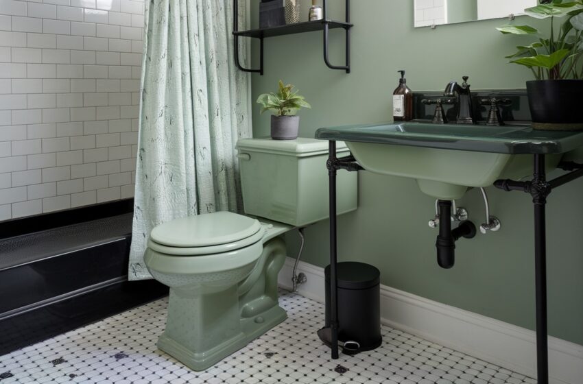  15 Stunning Sage Green and Black Bathroom Ideas for a Chic Makeover