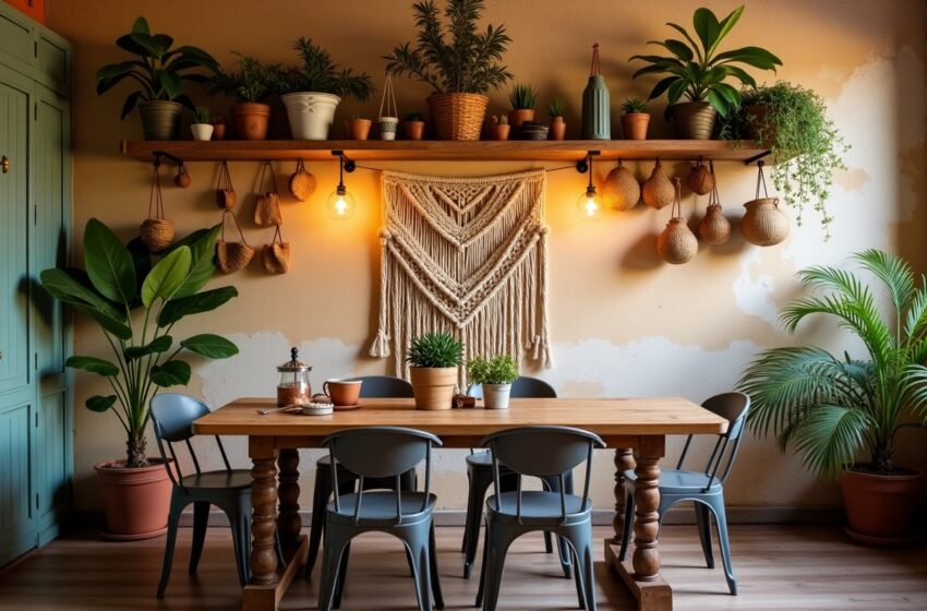  15 Boho Kitchen Wall Decor Ideas