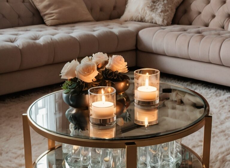  12 Stylish Round Coffee Table Decor Ideas for Cozy Living
