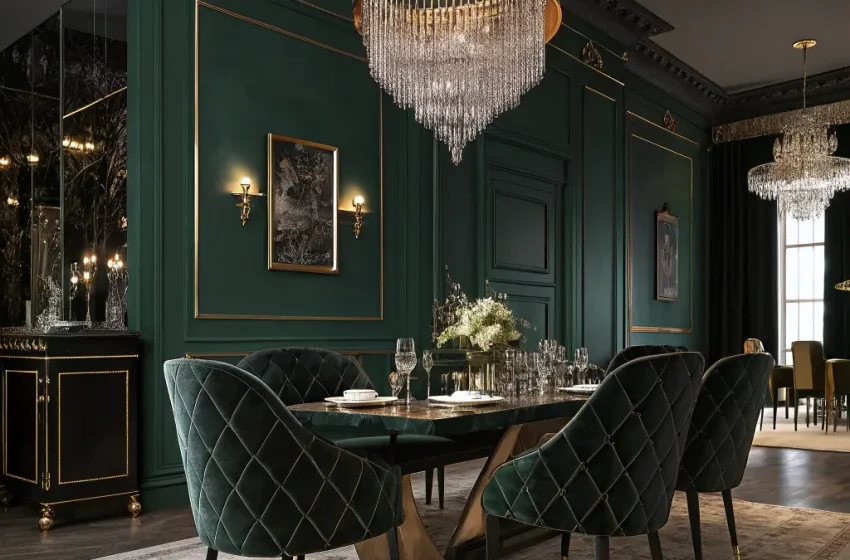 15 Elegant Green Dining Room Ideas and Luxe Makeover Tricks