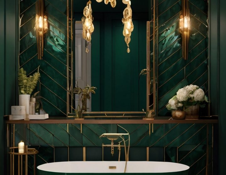 15 Stunning Dark Green Bathroom Ideas for Modern Homes