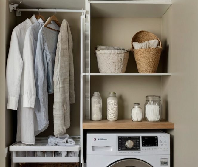  15 Stunning Small Laundry Room Ideas Stackable Ideas to Maximize Space